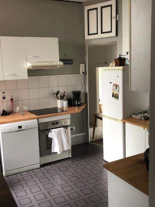 Grand Dans Belle Maison Avec Jardin Appartement
